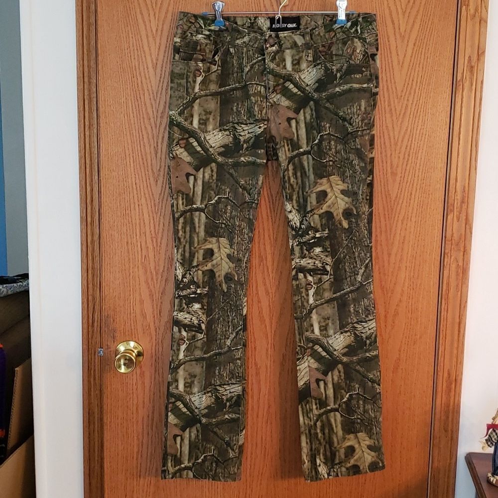 Euc Mossy Oak Camo Camouflage Pants Sz 10